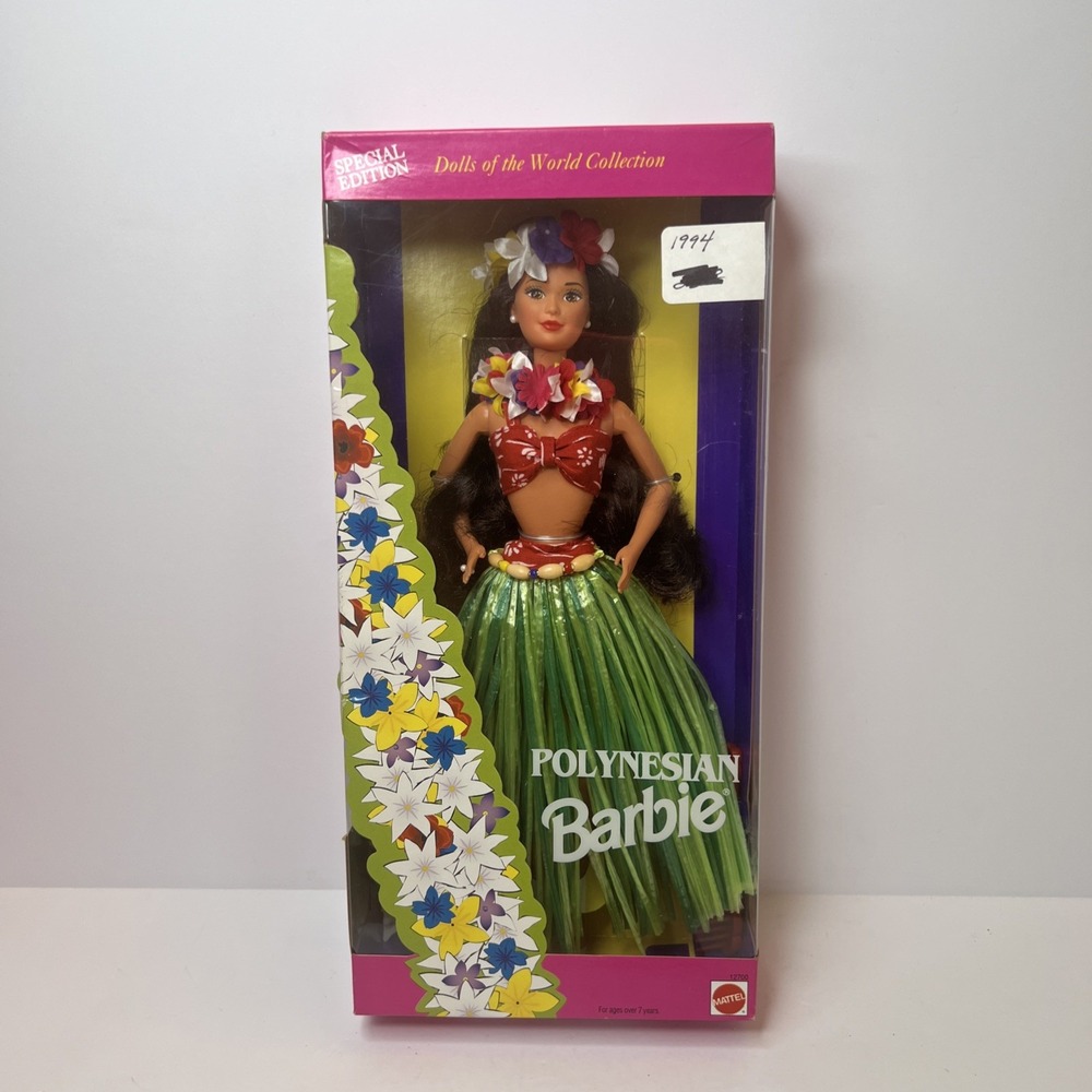 1994 Polynesian Barbie #12700 Dolls of the World Special Edition NIB Vintage